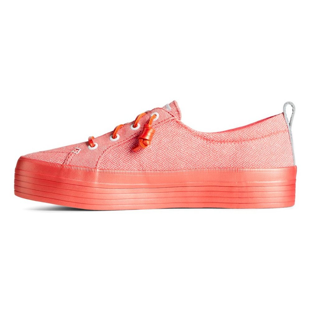 Sperry Metallic Pink Crest Vibe Platform Sneaker - Women 9.5 - Picture 3 of 12